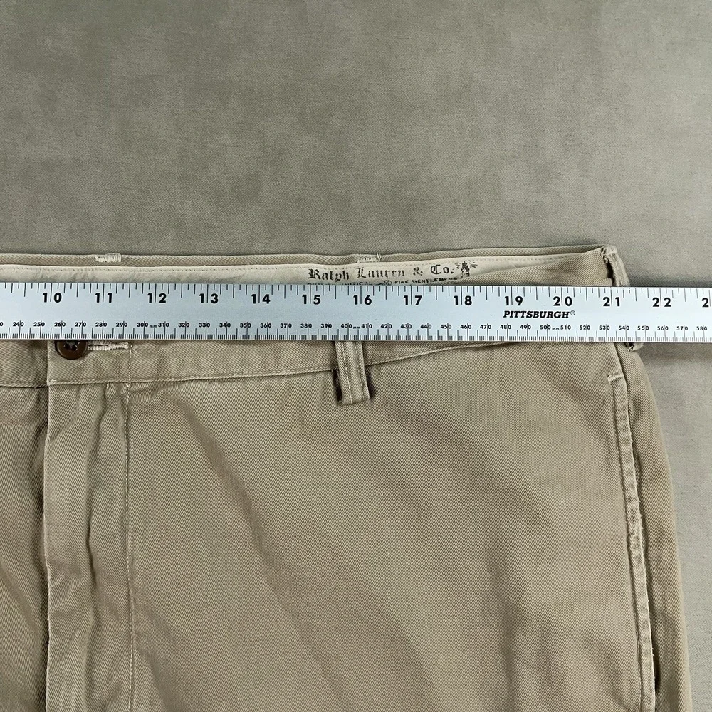 Polo Ralph Lauren SLIM GI FIT Pants Men's 42x30 Tan Chino $89 (Fits 42x28) NWT‎